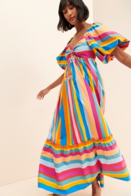 maxi stripe dress