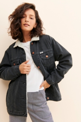 Oversized sherpa jacket best sale