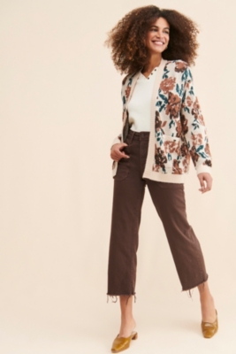 Open Front Floral Cardigan | Nuuly