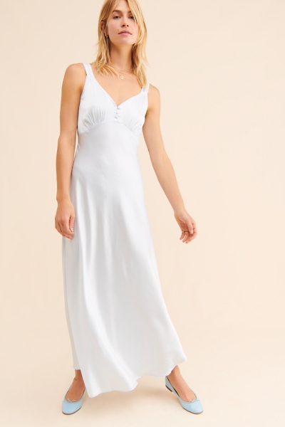 maxi dress with double thigh high slits Shop the Stunning Kari Maxi Dress in Olive – Final Sale