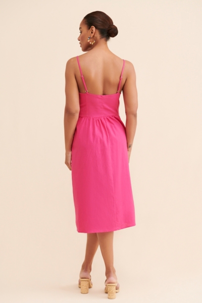 Eve Linen Midi Dress | Nuuly