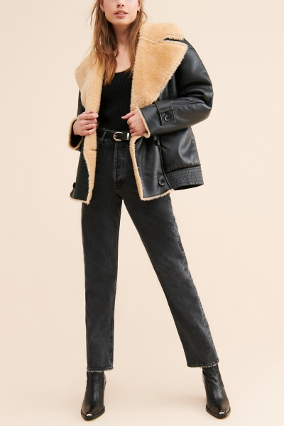 Oversized Moto Jacket | Nuuly