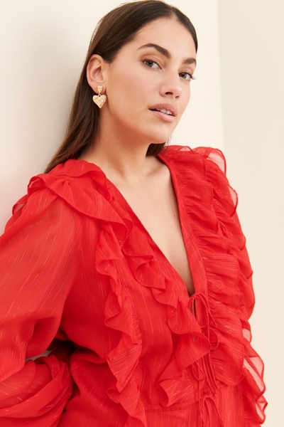 Ruffled Mini Dress | Nuuly