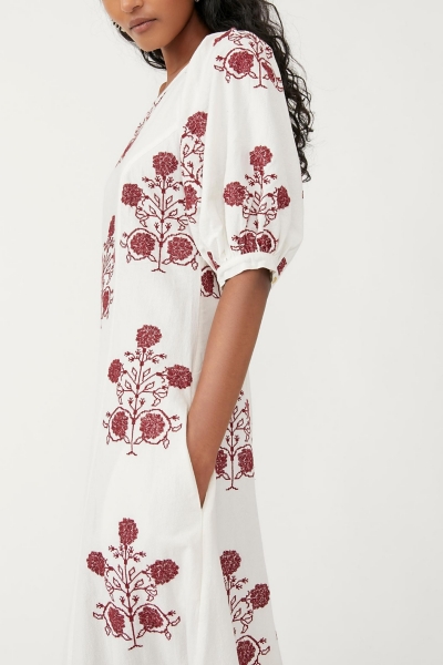 chinese dress ladies 3/4 Sleeve Cactus Relaxed Maxi main image 0