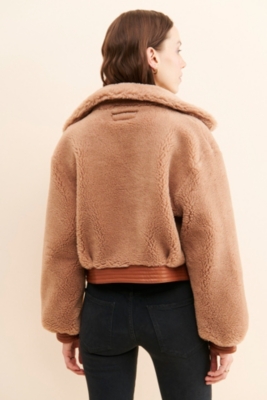 Mocha teddy coat store