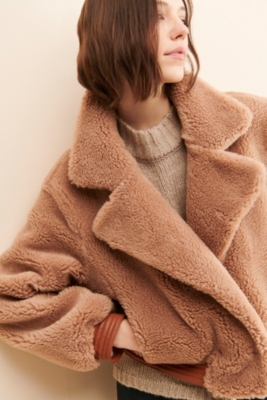 Mocha teddy coat hotsell