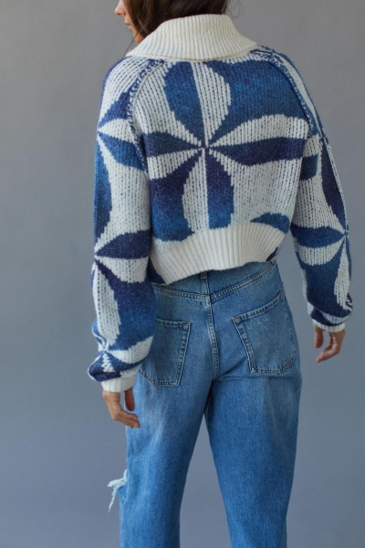 Sunset Zip-Up Sweater | Nuuly