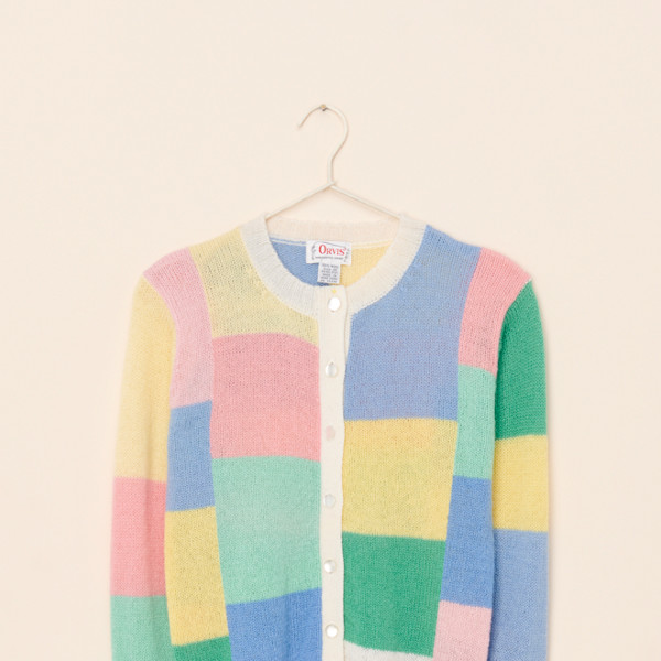 Vintage Colorblock Cardigan | Nuuly Rent