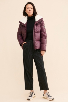 Felicia puffer jacket with belt sales