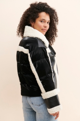 NVLT Vegan Leather store Puffer Oversized