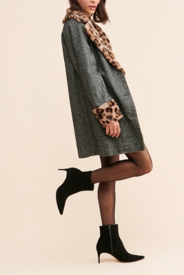 Echo Faux Fur Trim Coat | Nuuly