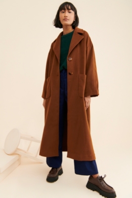Wool-Blend Oversized Coat | Nuuly
