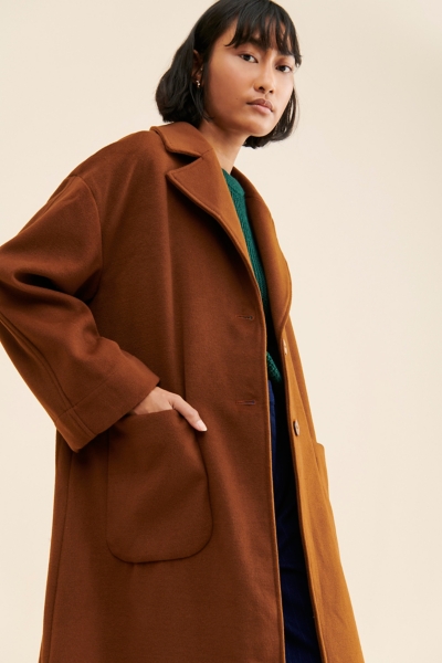 Wool-Blend Oversized Coat | Nuuly