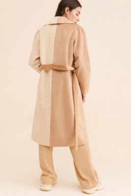 Two Tone Oversized Overcoat | Nuuly