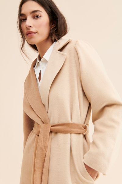 Two Tone Oversized Overcoat | Nuuly