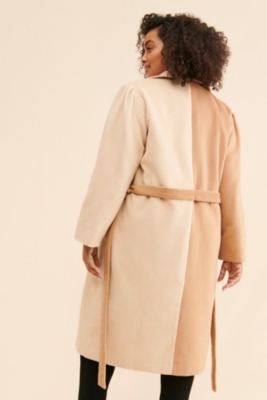 Two Tone Oversized Overcoat | Nuuly