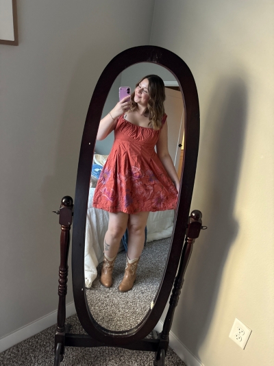 gracie embroidered peasant dress Gracie Dress main image 0