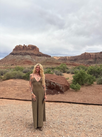 v front midi dress we wore what V Front Midi Dress
