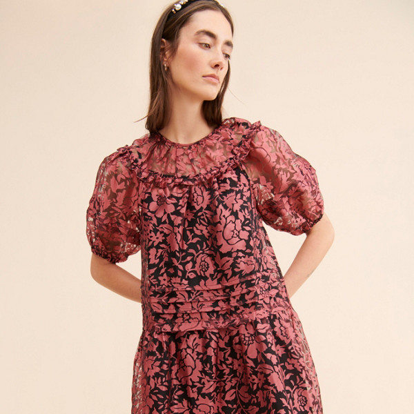 Pleated Floral Dress | Nuuly Rent