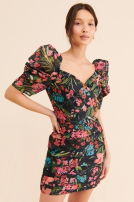 Tropical Floral Mini Dress | Nuuly