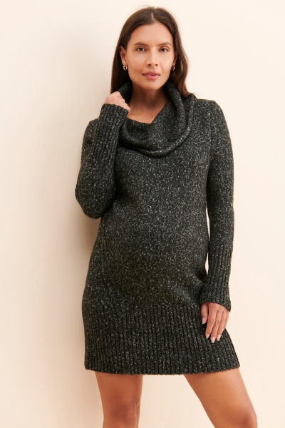 Maternity Cowl Neck Knit Dress | Nuuly