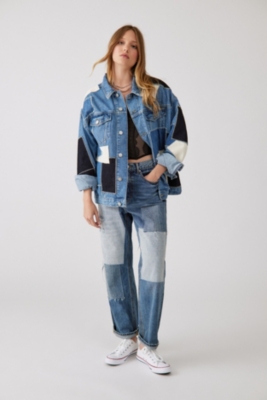 Patchwork Denim Trucker Jacket Nuuly