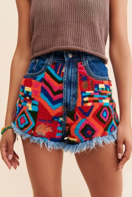 Summer Patches Denim Shorts Nuuly