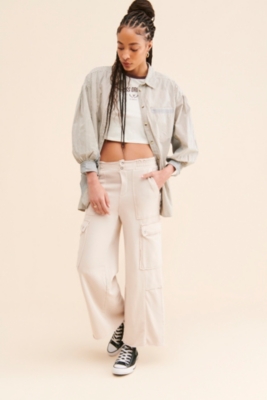 Utility Wide-Leg Pants