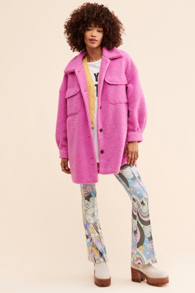 Sherpa Shirt Jacket | Nuuly