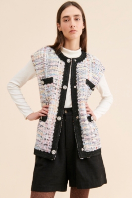 Oversized Tweed Vest | Nuuly