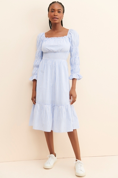 blue and white nap dress The Jamie Nap Dress