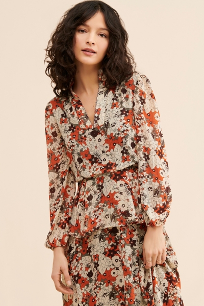 Isla Peplum Midi Dress | Nuuly