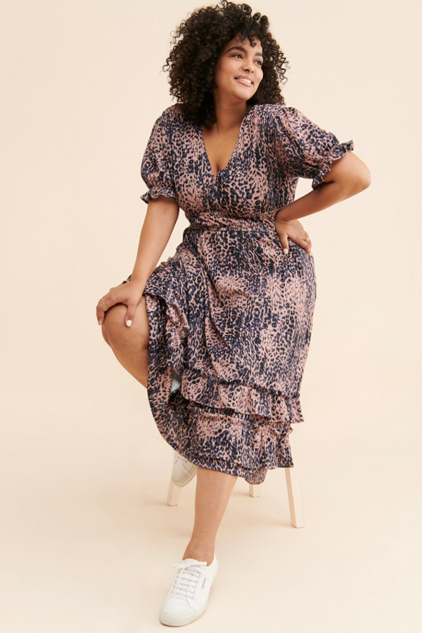 Leopard Ruffle Dress Leopard Ruffle Dress
