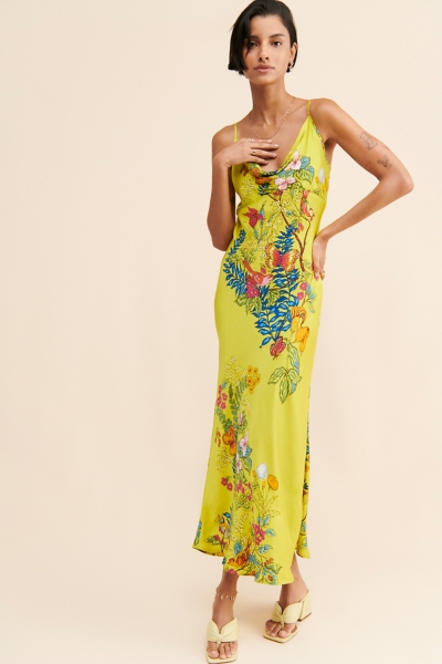 Silky Freesia Slip Dress | Nuuly