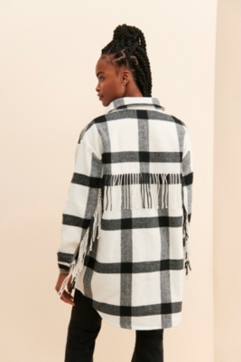 Oversized flannel coat hotsell