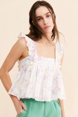 The Ruffled Apron Top | Nuuly Rent