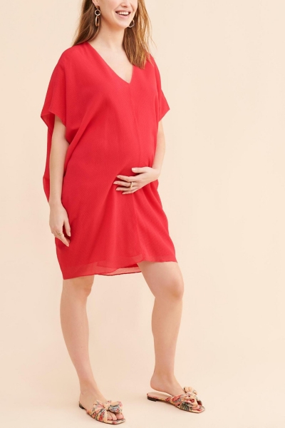 Maternity Poncho Mini Dress