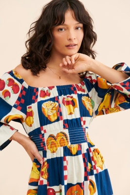 Daisy slit dress