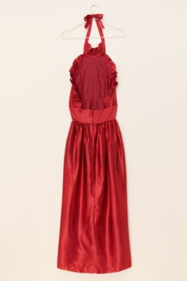 Vintage 70s H/b Of Cali Halter Polkadot Dress Nuuly