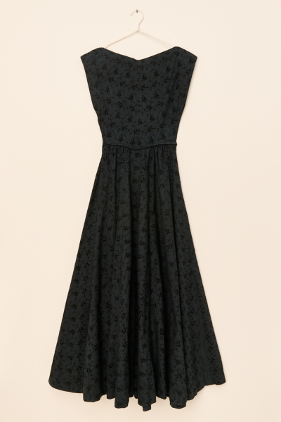 sachin and babi light blue dress 1940s Cocktail Dress with Coordinating Detachable Ski… main image 1