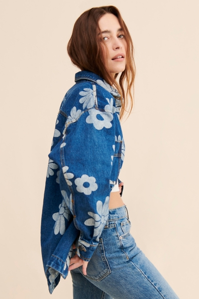 Elissa Denim Shirt Jacket | Nuuly