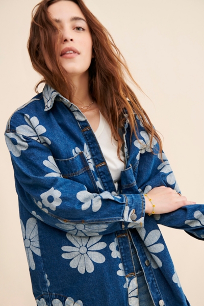 Elissa Denim Shirt Jacket | Nuuly