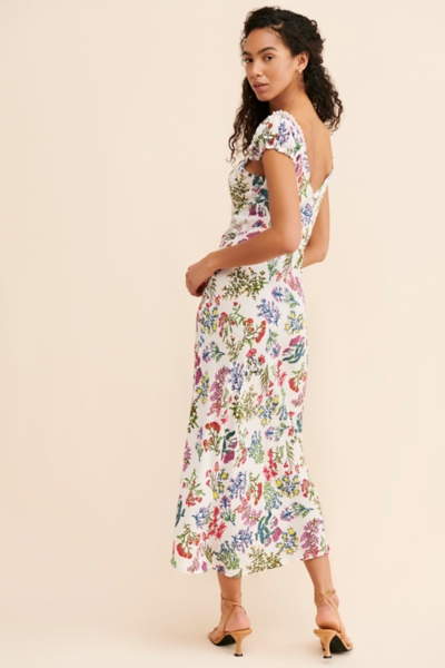 luca maxi dress Luca Maxi Dress Black Floral – Augustine