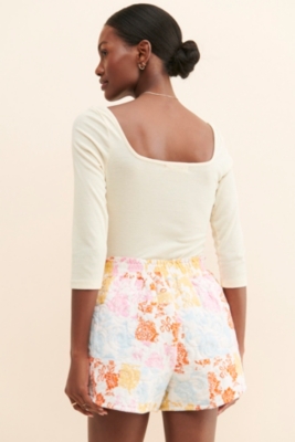 Quilted Floral Shorts | Nuuly