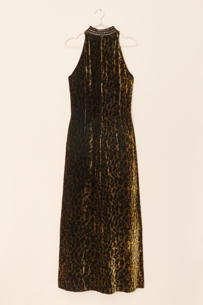 Vintage Rimini Mock Neck Velvet Maxi Dress | Nuuly