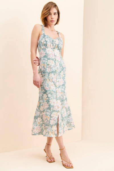 Isobel Linen Midi Dress | Nuuly