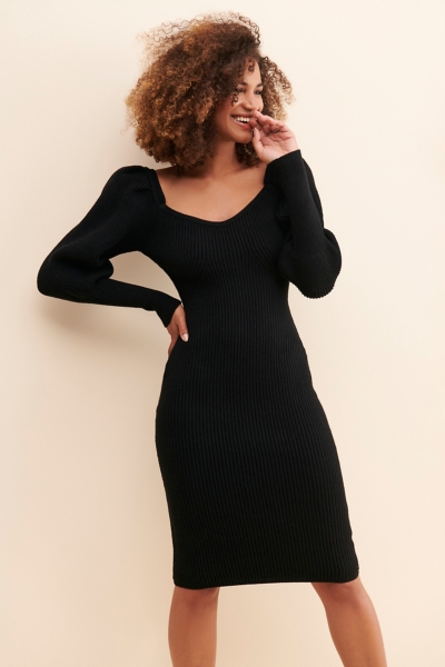 jansen knit jansen sweater dress ast label Jansen Sweater Dress