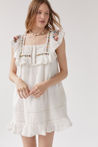 Embroidered Tunic Dress | Nuuly