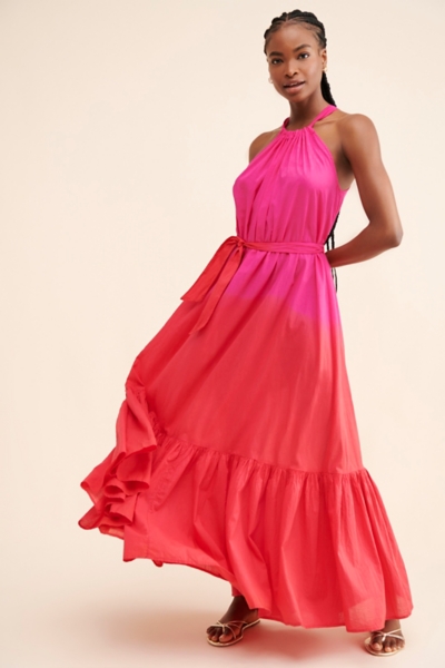 Sienna Flounce Maxi Dress | Nuuly