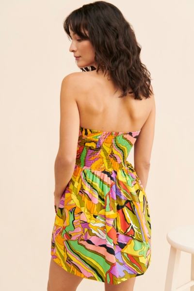 birds of paradise mini dress Birds Of Paradise Mini Dress